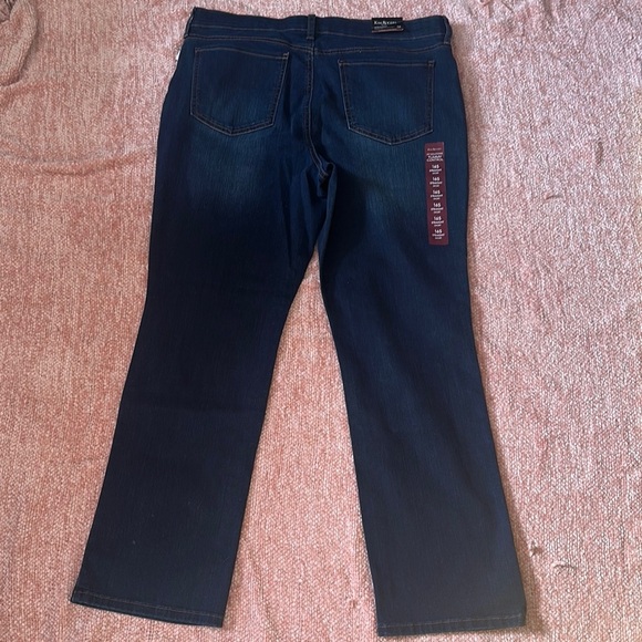 Kim Rogers Blue Straight Leg Jeans Classic Fit - Picture 5 of 11